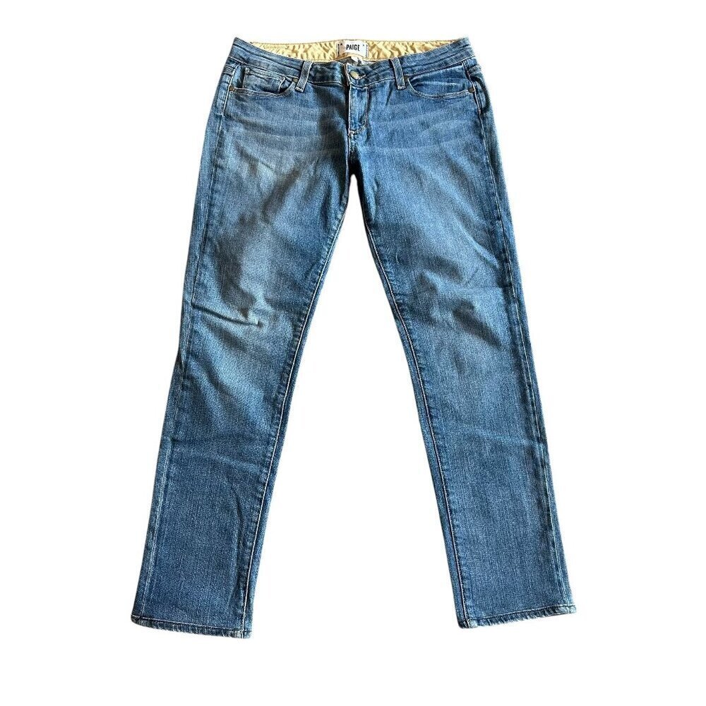 Paige Jeans Jimmy Jimmy Skinny Medium Wash Denim Classic Fit Size 27 Women's